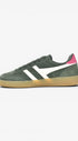 DAMES SPORTIEVE VETERSCHO-Groen suède/nubuck