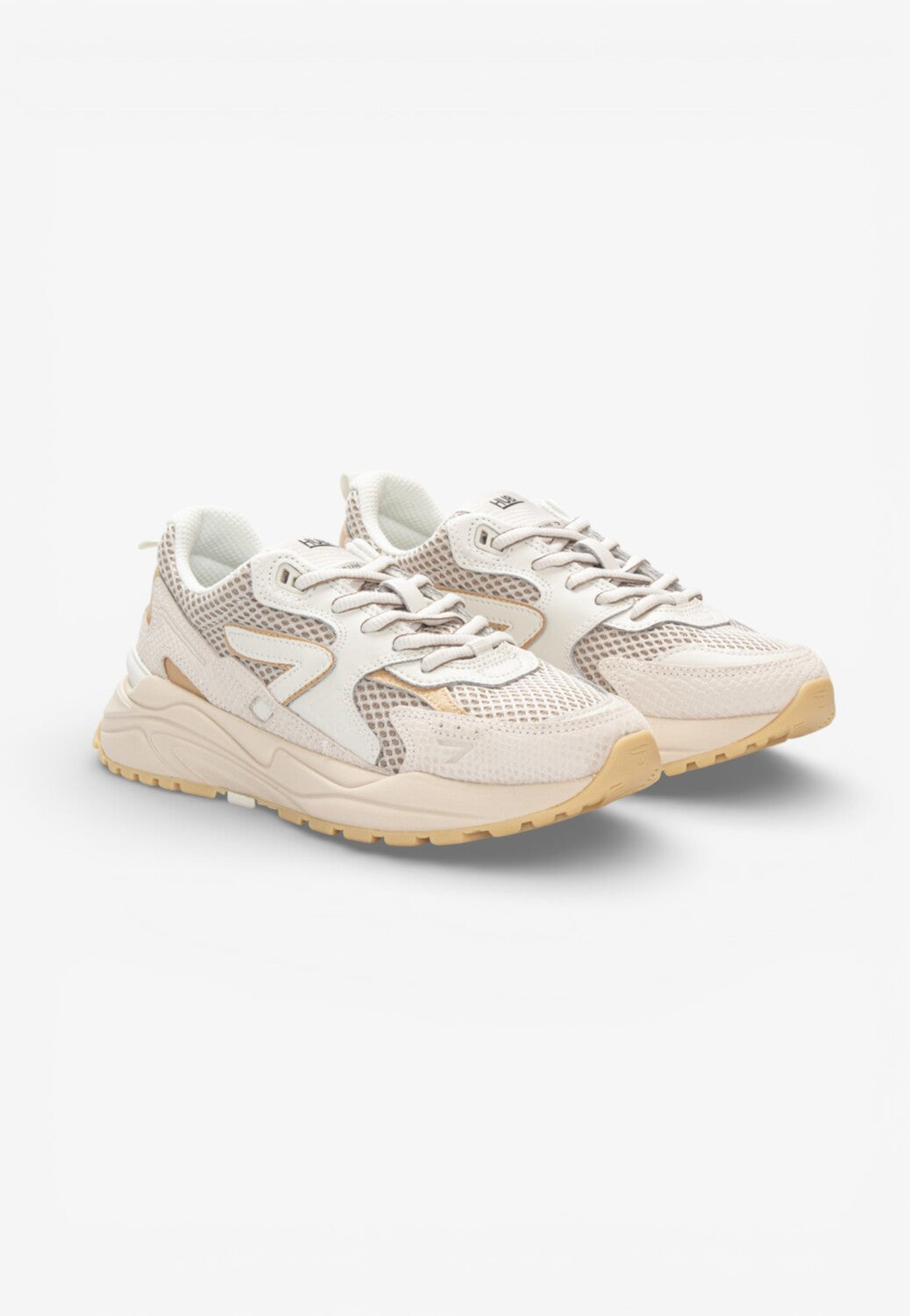 DAMES SPORTIEVE VETERSCHO-Beige combi kleur