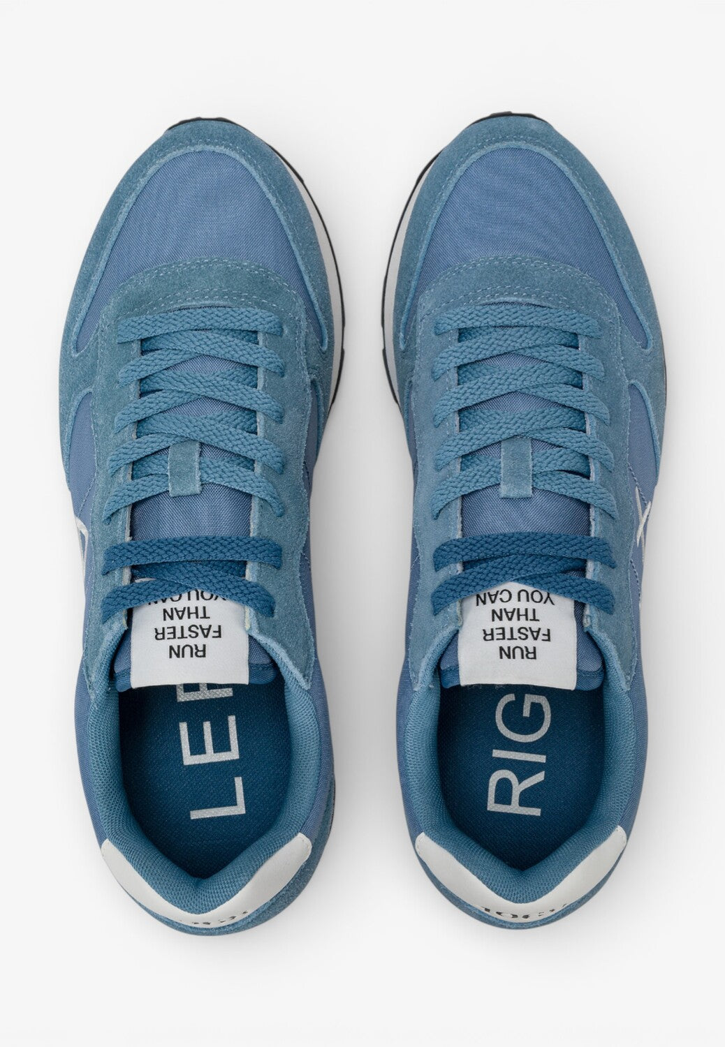 Heren veterschoenen-Lichtblauw