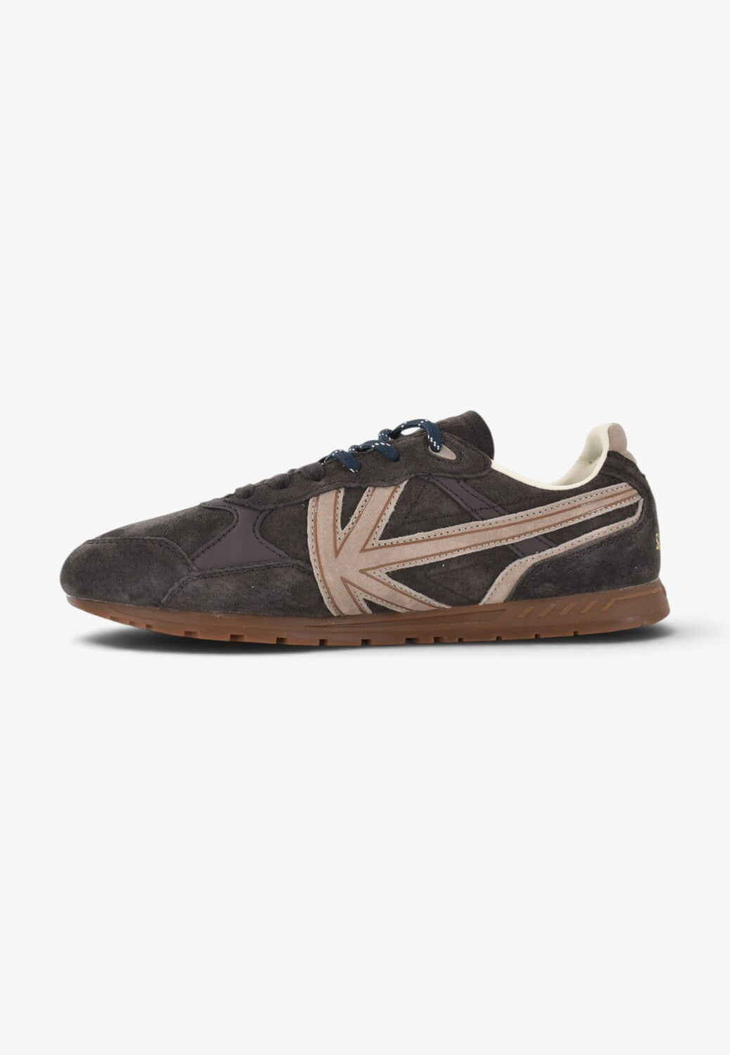 Heren veterschoenen-Bruin suède
