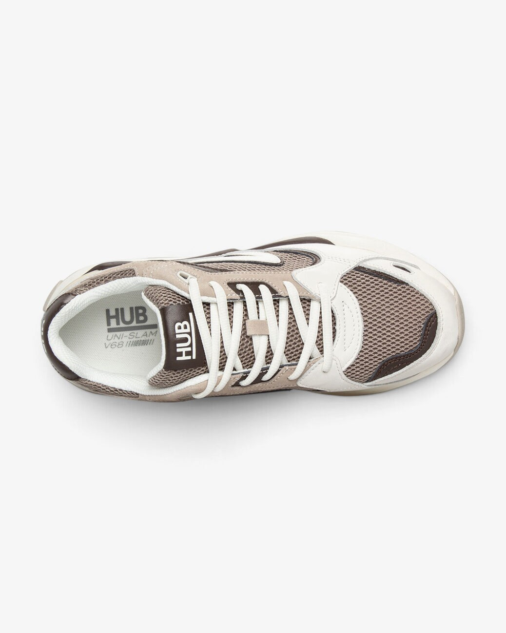 Heren veterschoenen-Bruin combi kleur