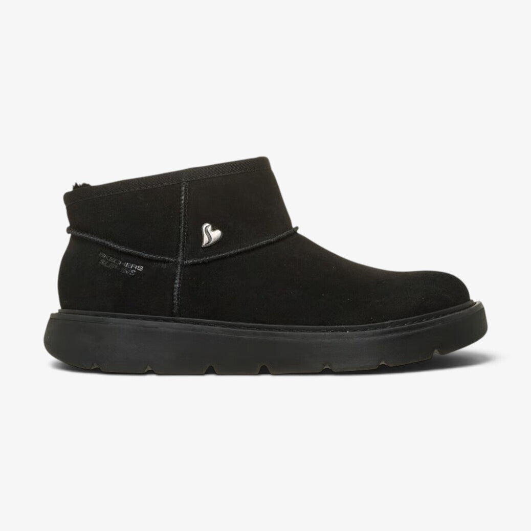DAMES BOOTS+KORT LAARS-Zwart suède