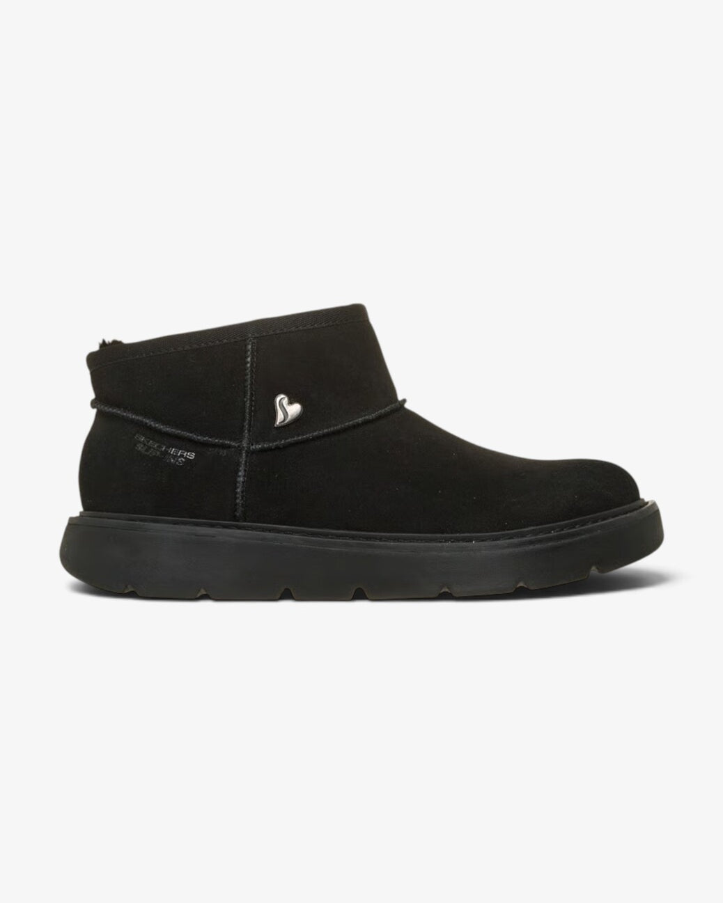 DAMES BOOTS+KORT LAARS-Zwart suède