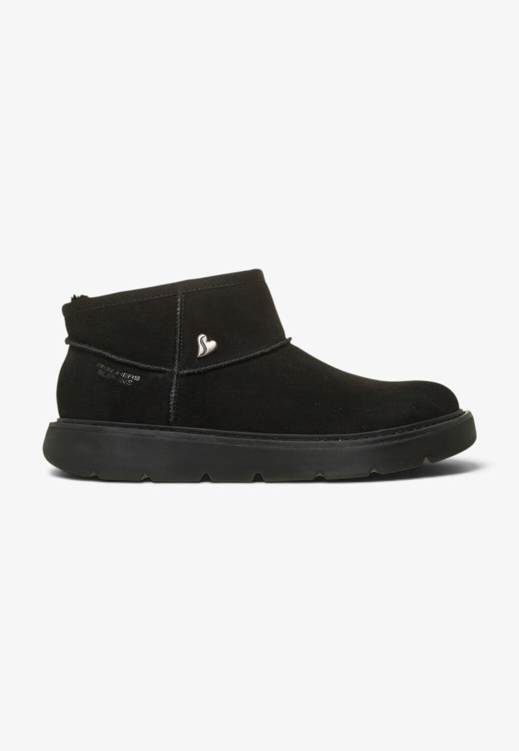 DAMES BOOTS+KORT LAARS-Zwart suède
