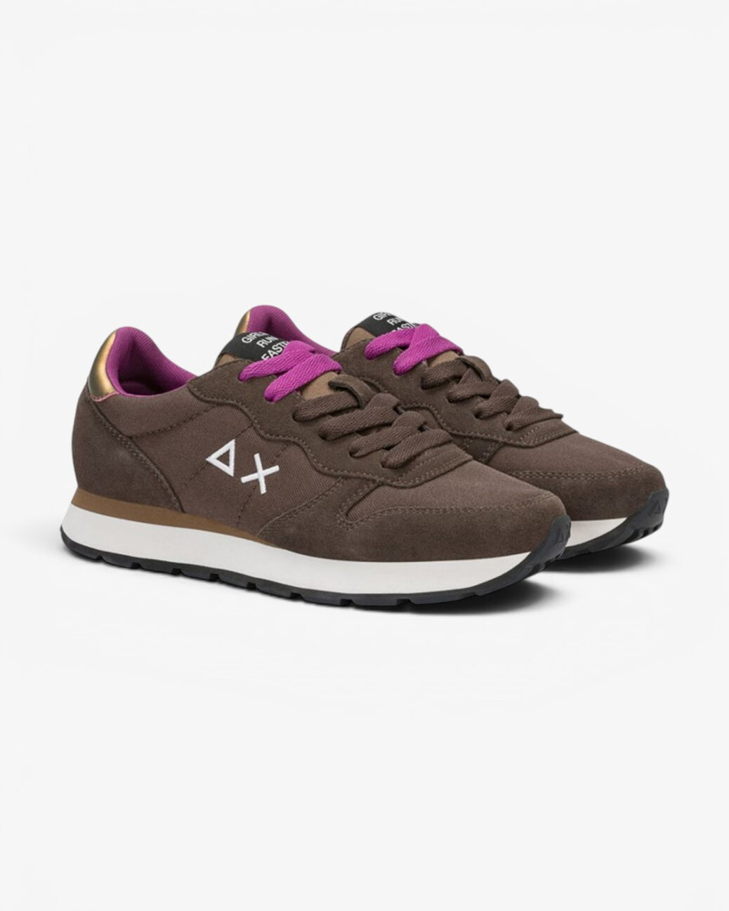 DAMES SPORTIEVE VETERSCHO-Bruin combi kleur