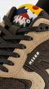 Unisex sneakers-Beige combi kleur