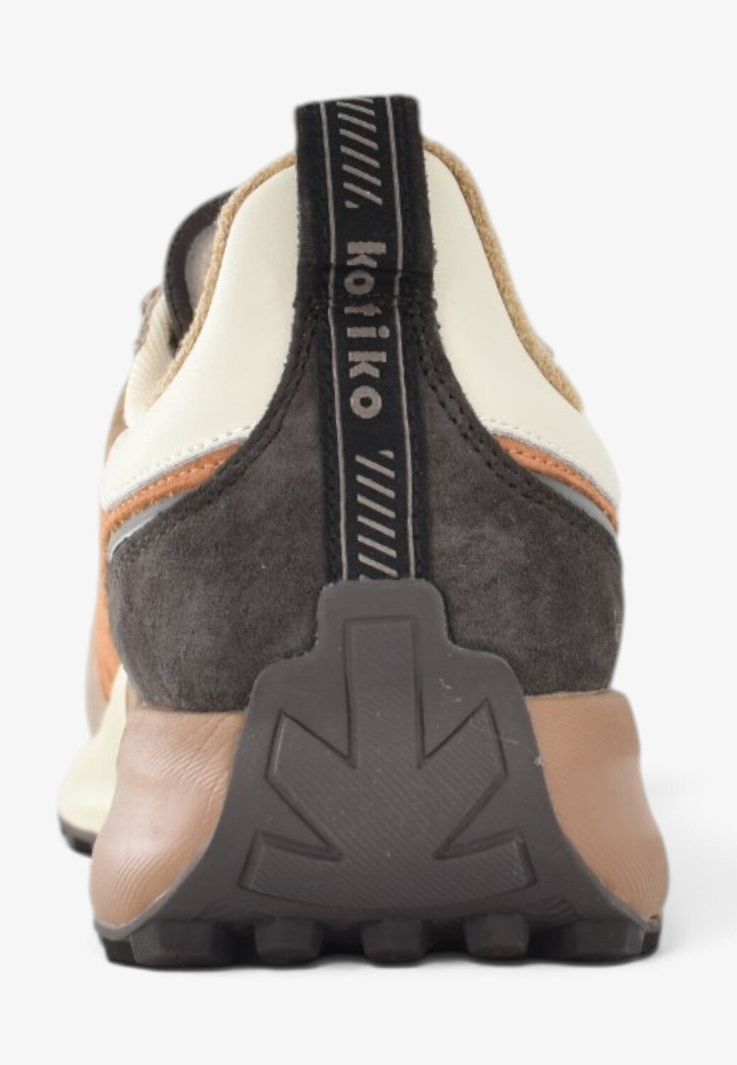 Heren veterschoenen-Beige combi kleur