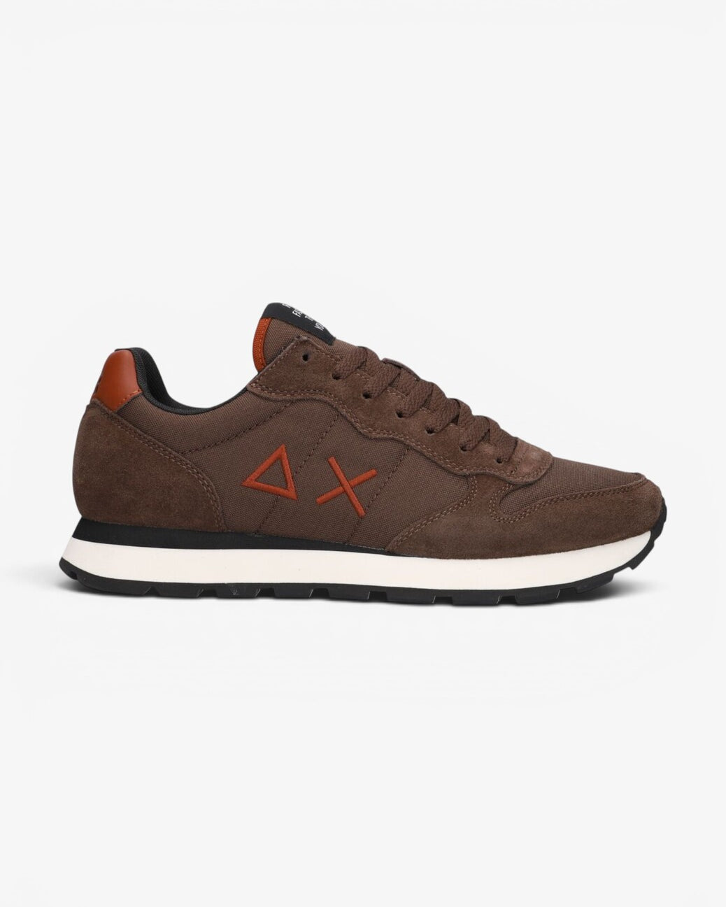 Heren veterschoenen-Bruin combi kleur