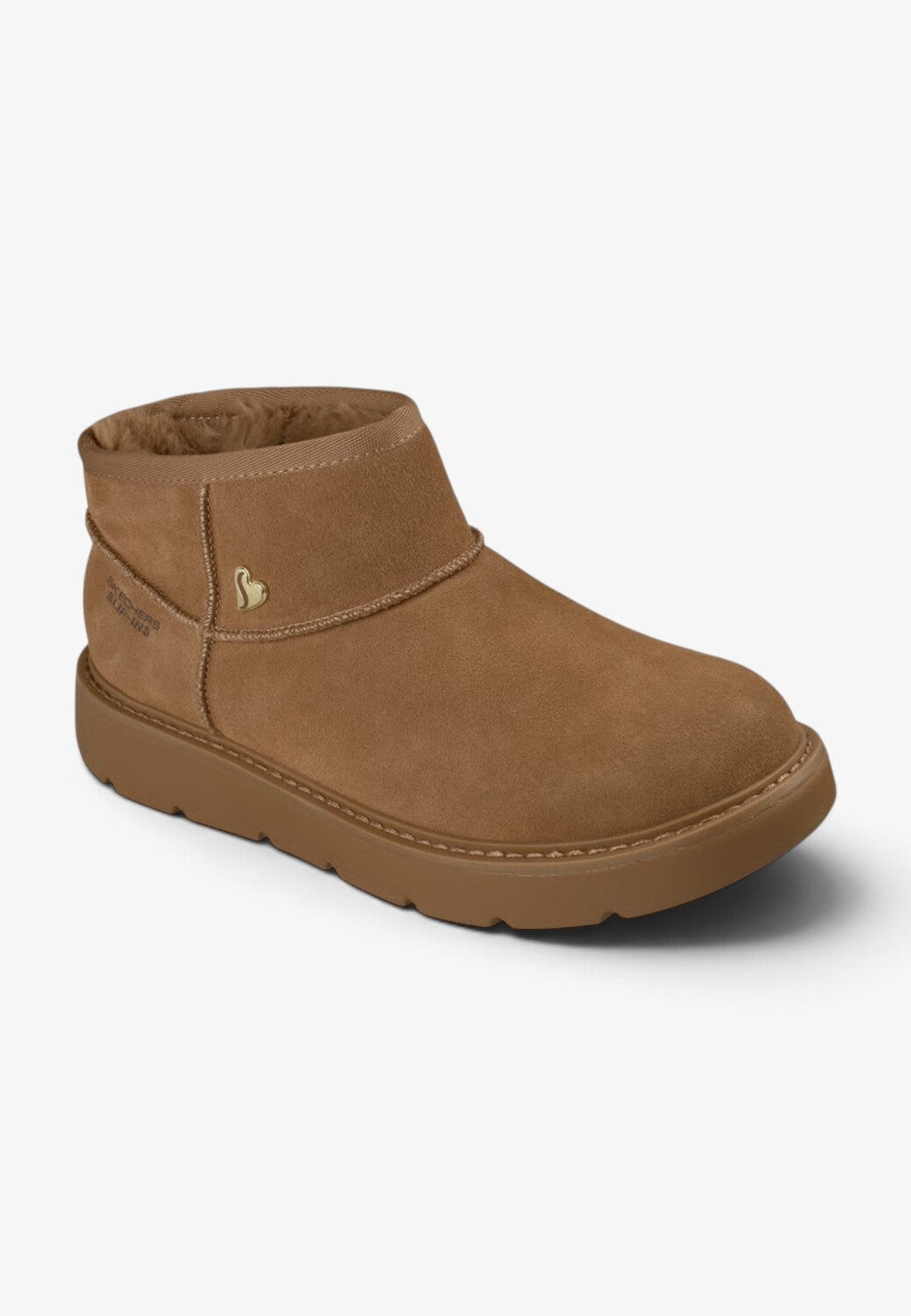 DAMES BOOTS+KORT LAARS-Bruin suède