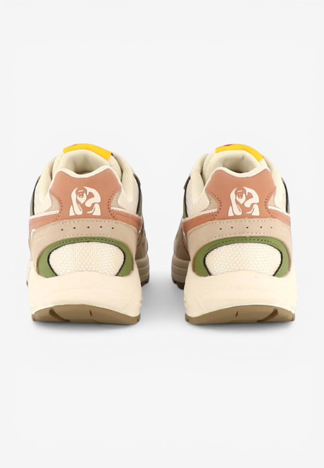 DAMES SPORTIEVE VETERSCHO-Beige combi kleur