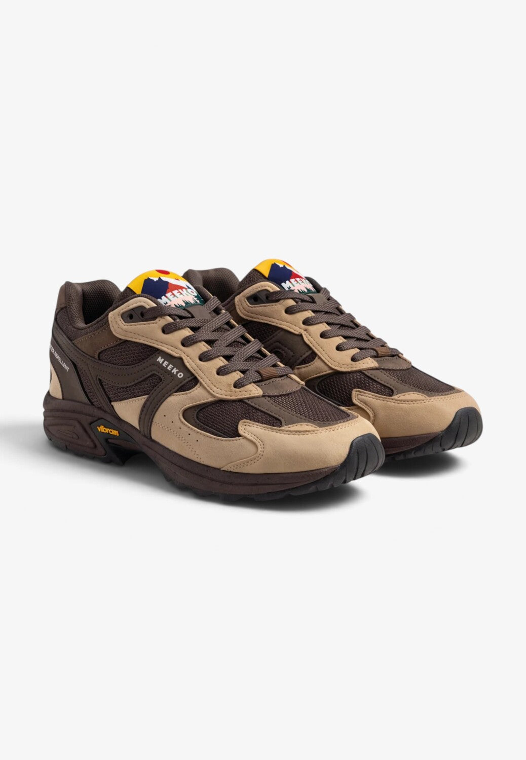 Unisex sneakers-Beige combi kleur