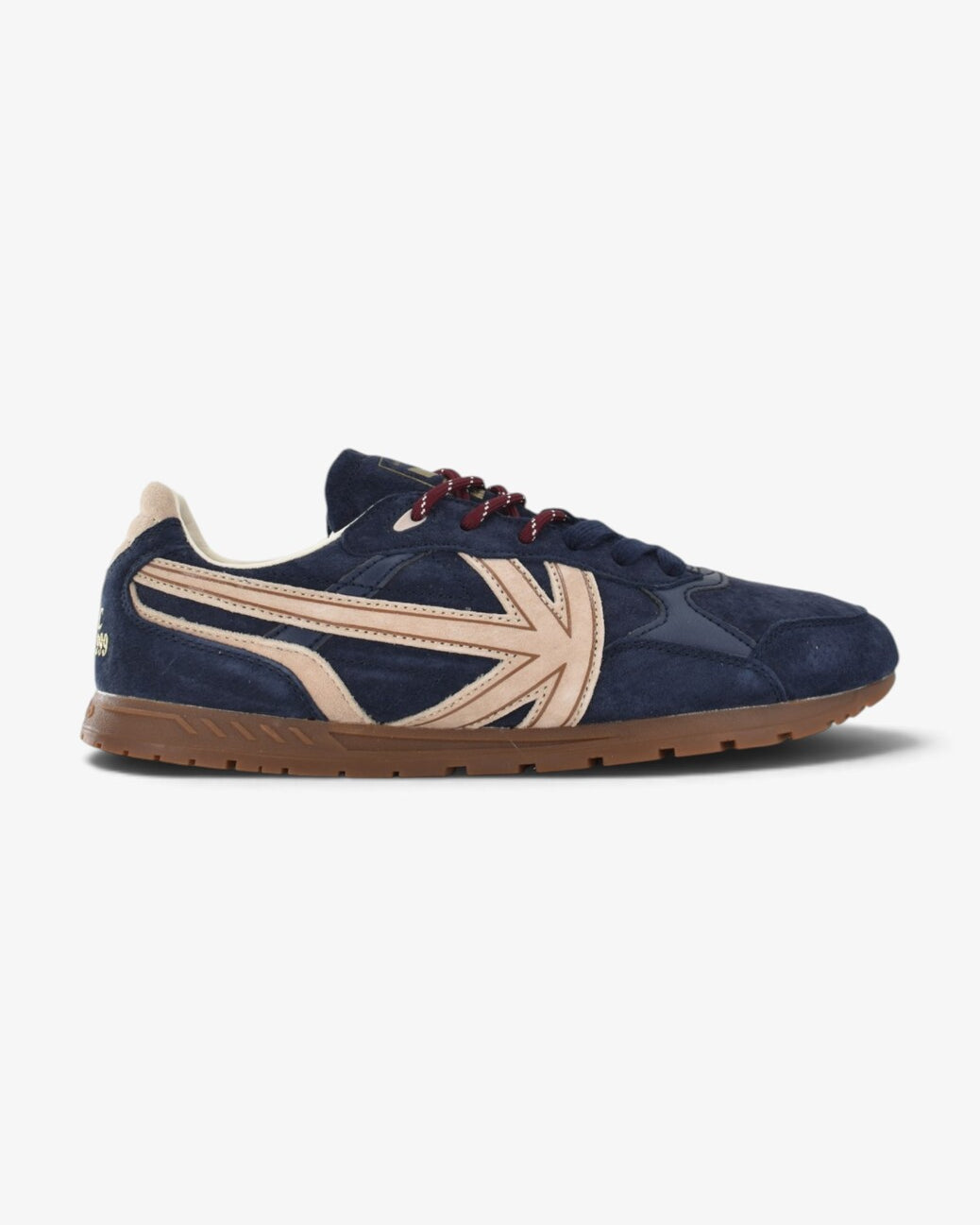 Heren veterschoenen-Blauw suède/nubuck
