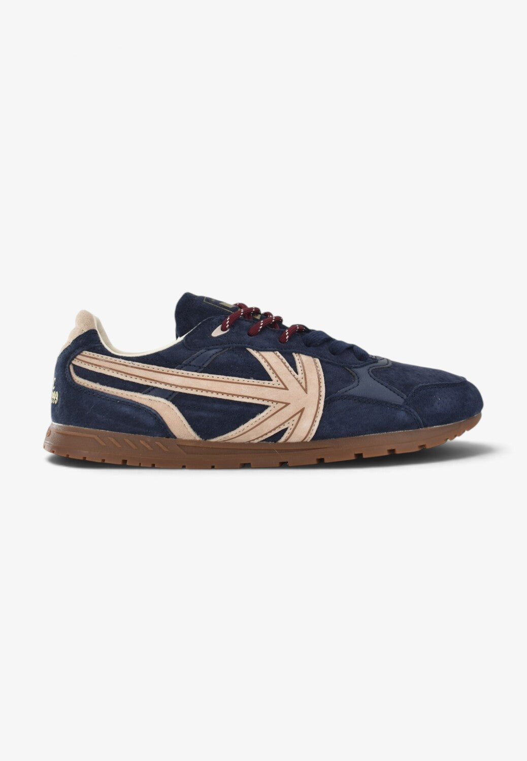 Heren veterschoenen-Blauw suède/nubuck