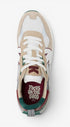 Heren veterschoenen-Beige combi kleur