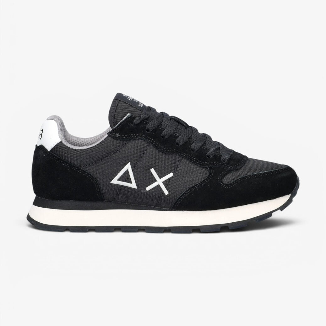 Heren veterschoenen-Zwart combi kleur