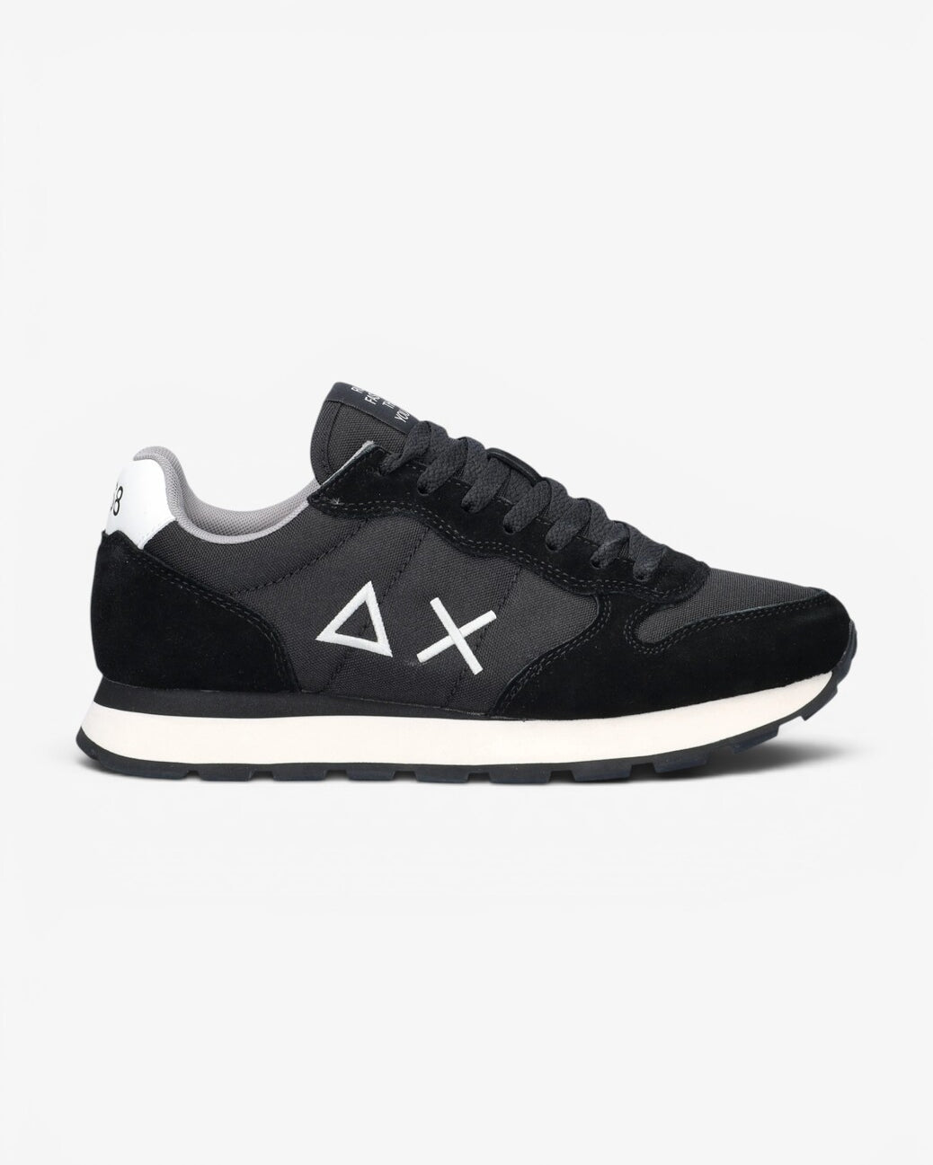 Heren veterschoenen-Zwart combi kleur