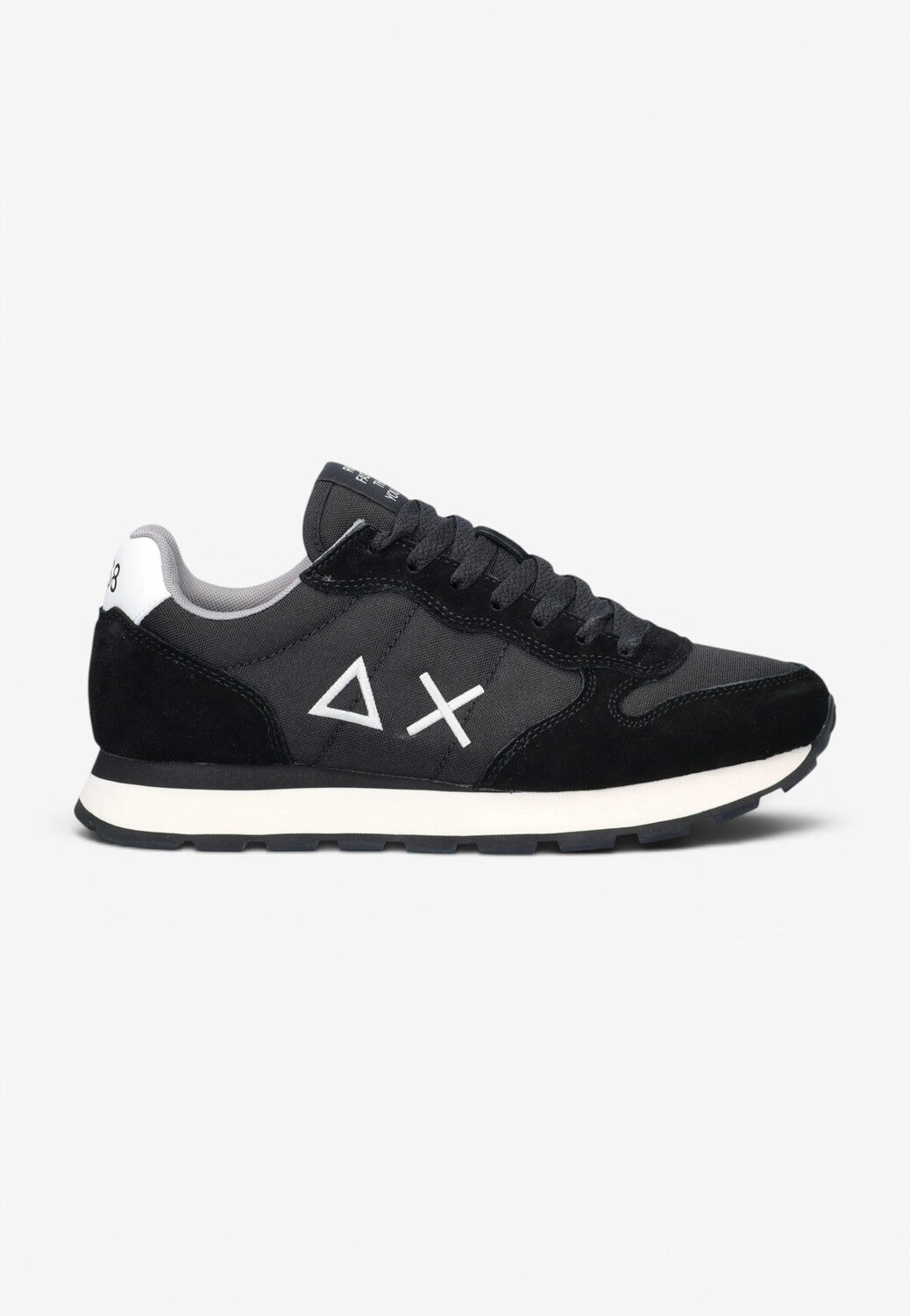 Heren veterschoenen-Zwart combi kleur