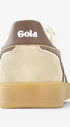 Heren veterschoenen-Beige combi kleur