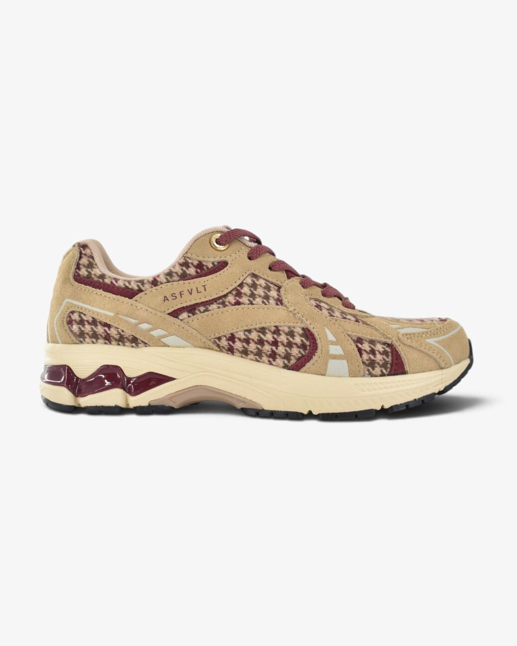 DAMES SPORTIEVE VETERSCHO-Rood suède/nubuck