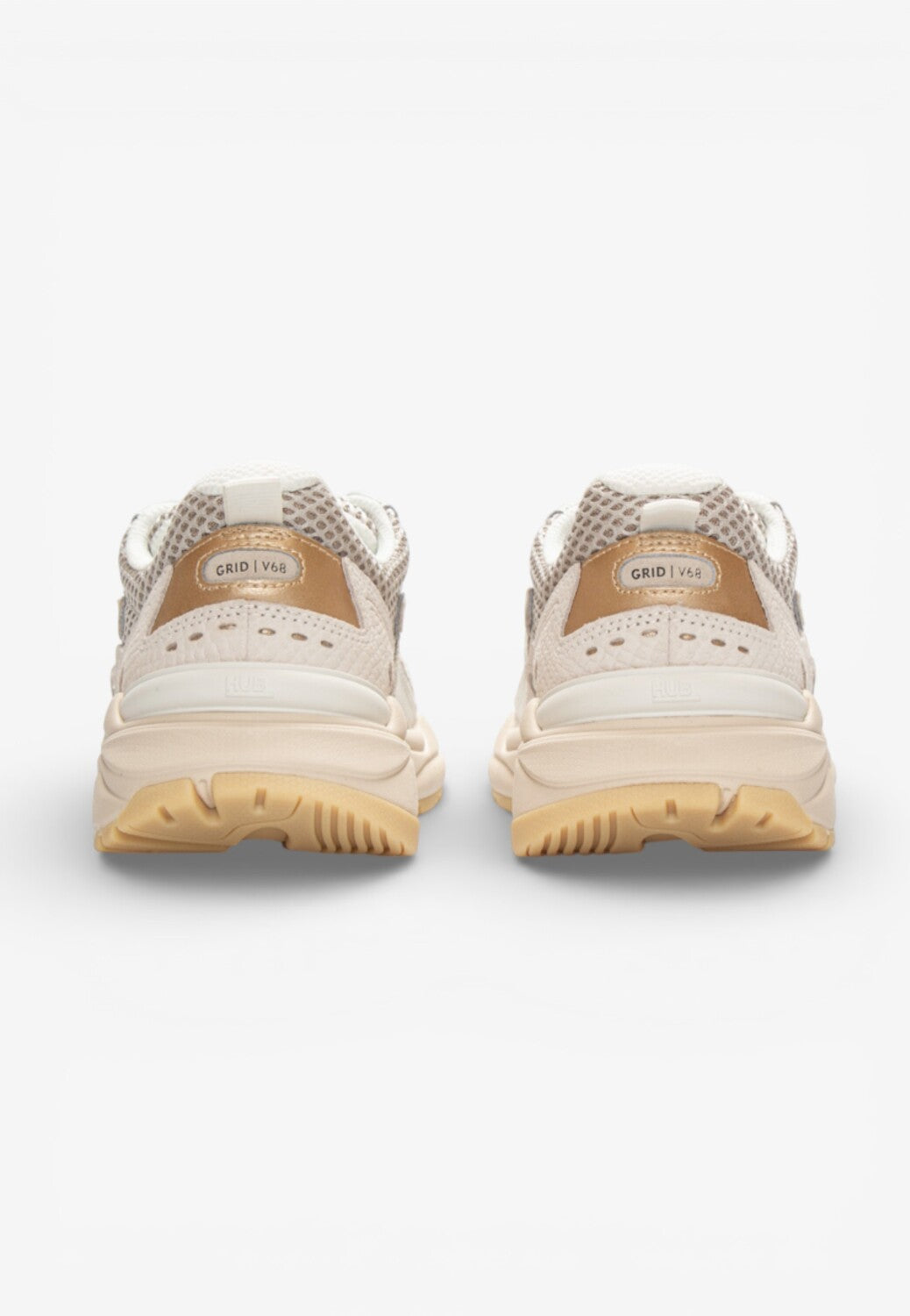DAMES SPORTIEVE VETERSCHO-Beige combi kleur