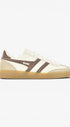 Heren veterschoenen-Beige combi kleur