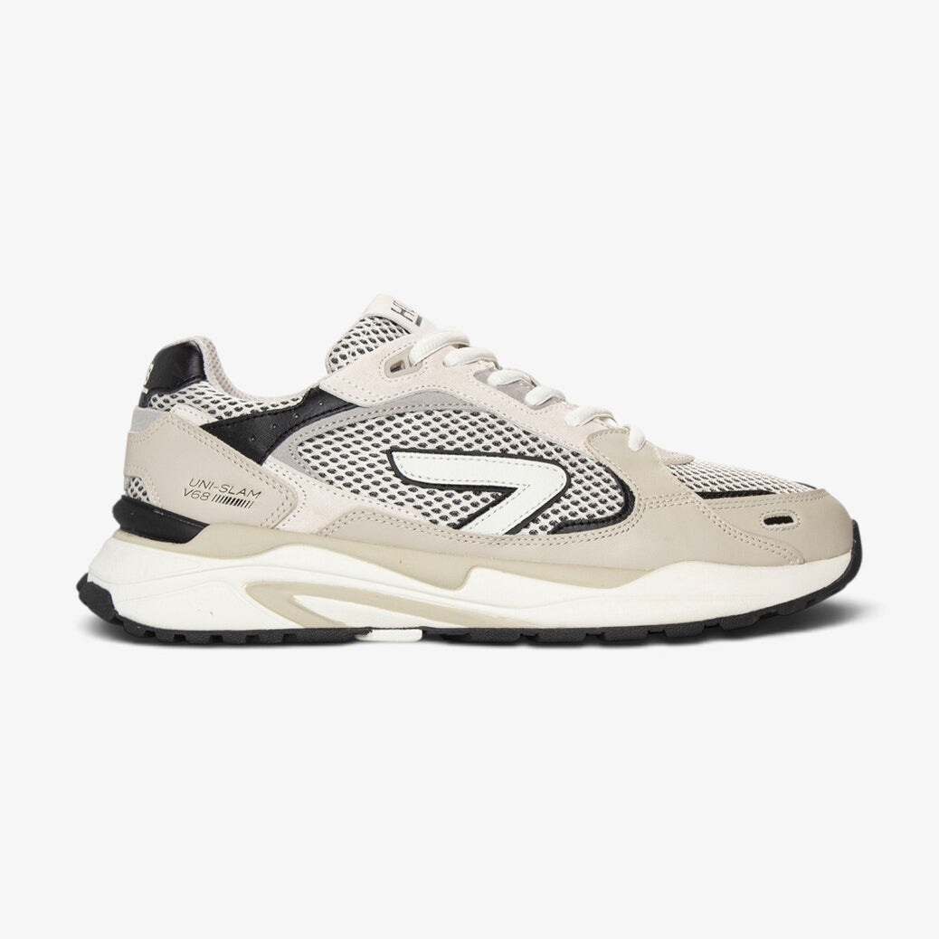 Heren veterschoenen-Zwart combi kleur