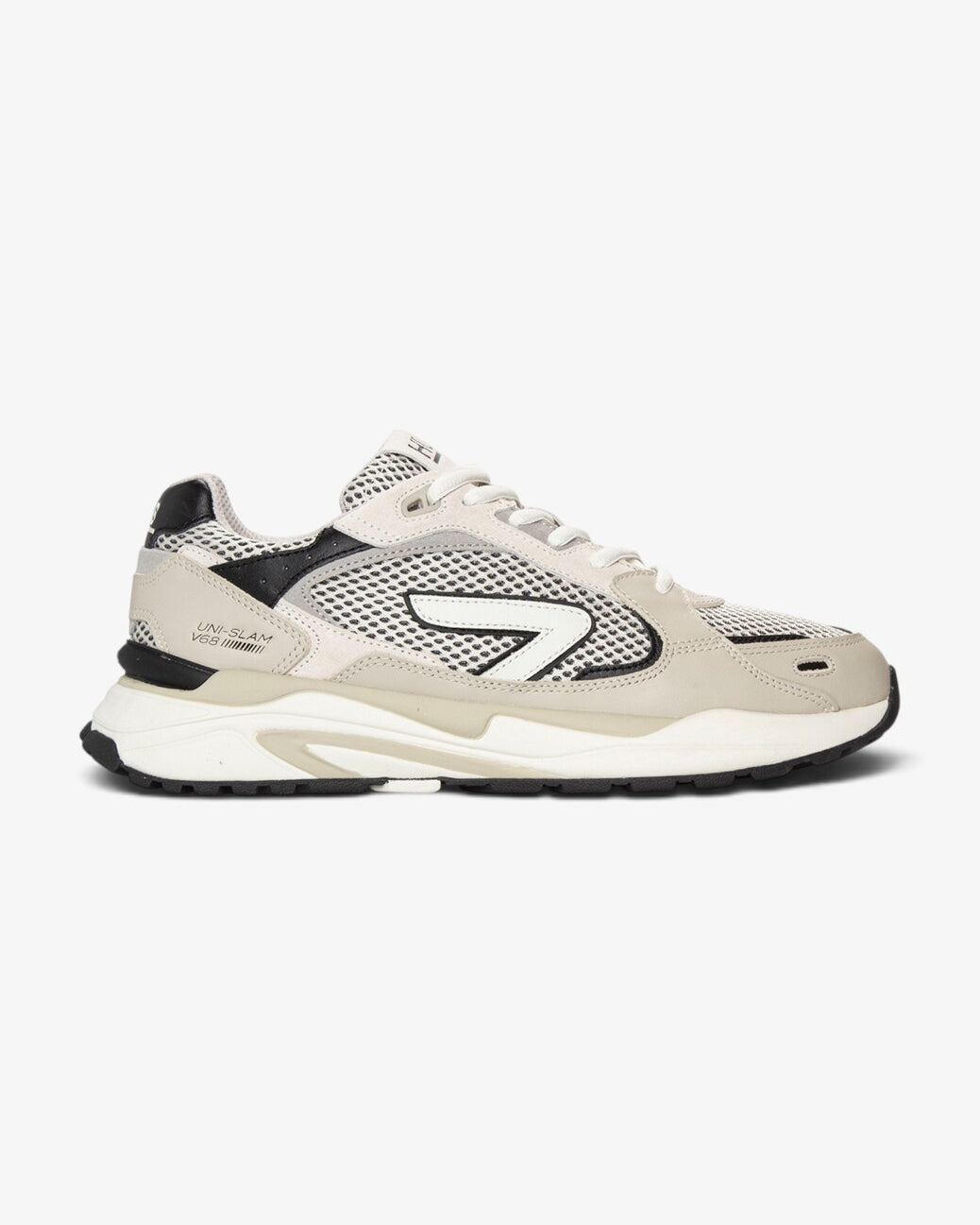 Heren veterschoenen-Zwart combi kleur