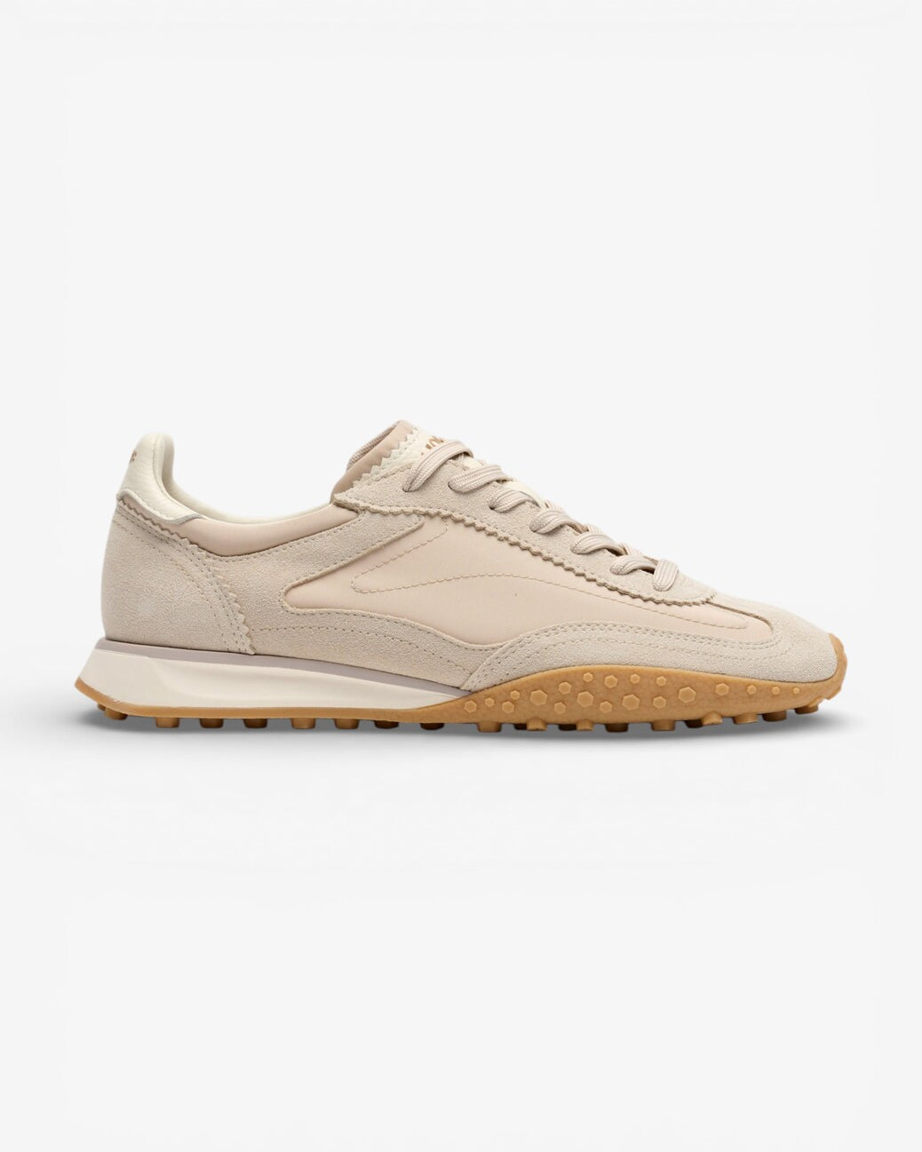 DAMES SPORTIEVE VETERSCHO-Beige suède/nubuck