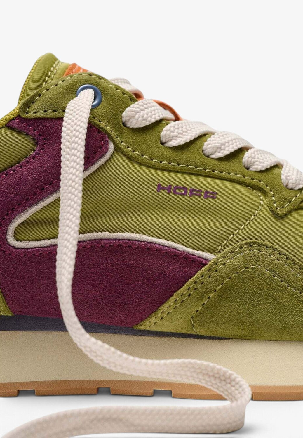 DAMES SPORTIEVE VETERSCHO-Groen suède/nubuck