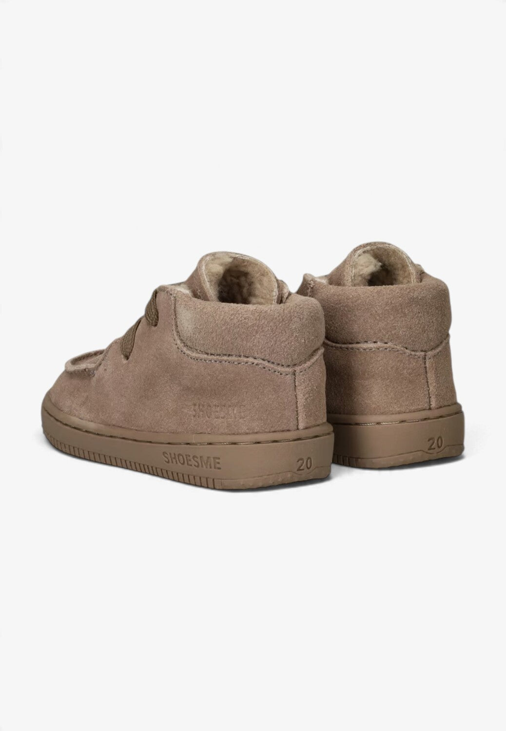 Unisex kids-Beige suède/nubuck