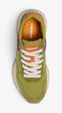 DAMES SPORTIEVE VETERSCHO-Groen suède/nubuck