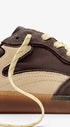 DAMES SPORTIEVE VETERSCHO-Bruin combi kleur