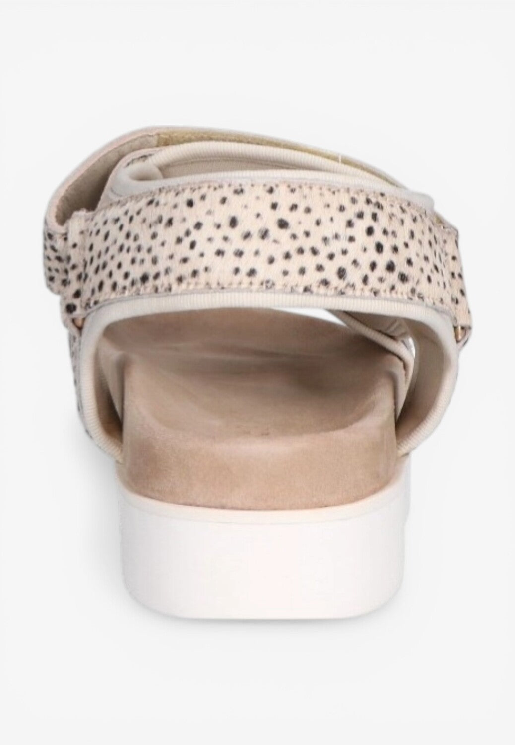 DAMES OPEN SCHOENEN-Beige combi kleur