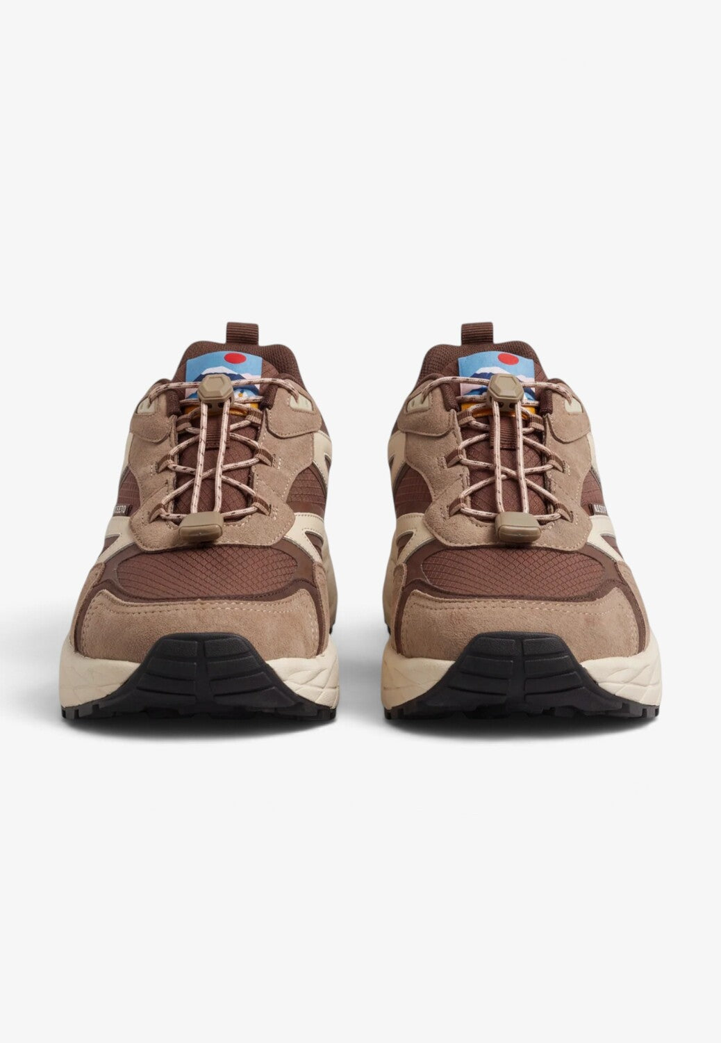 DAMES SPORTIEVE VETERSCHO-Bruin combi kleur