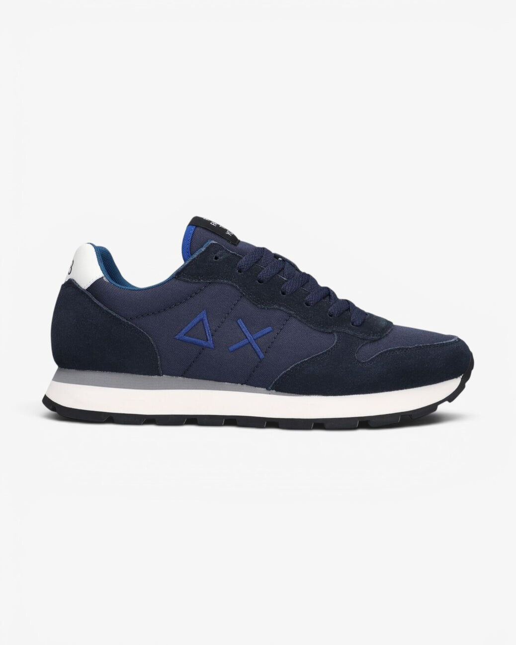 Heren veterschoenen-Blauw combi kleur