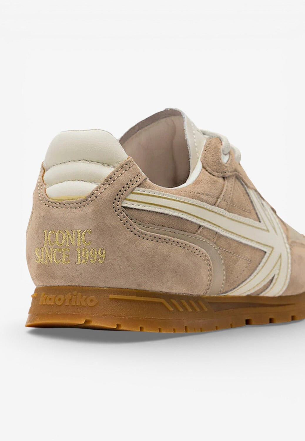 DAMES SPORTIEVE VETERSCHO-Beige suède/nubuck