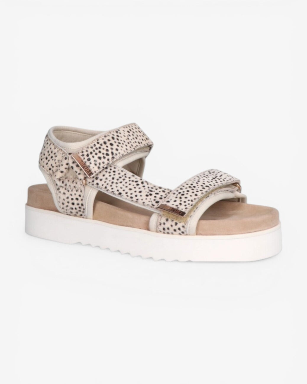 DAMES OPEN SCHOENEN-Beige combi kleur