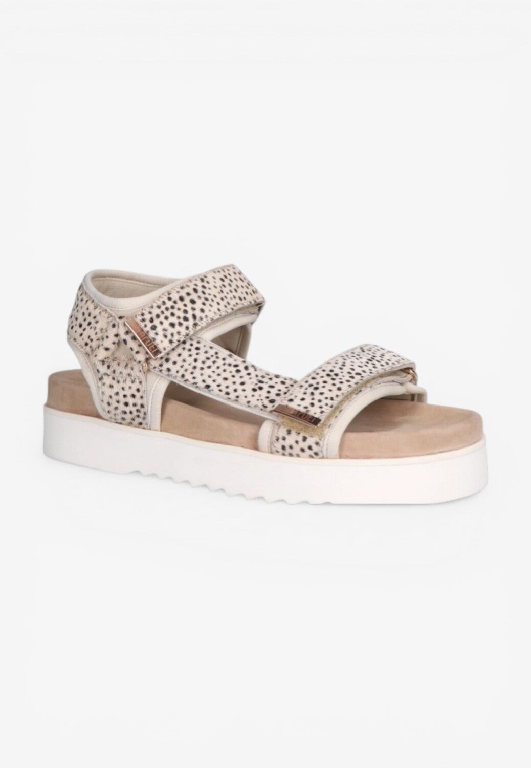 DAMES OPEN SCHOENEN-Beige combi kleur