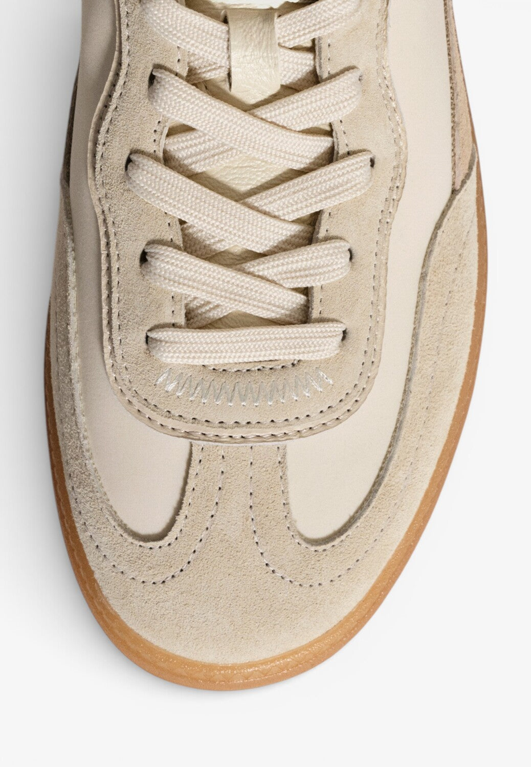 DAMES SPORTIEVE VETERSCHO-Beige suède/nubuck