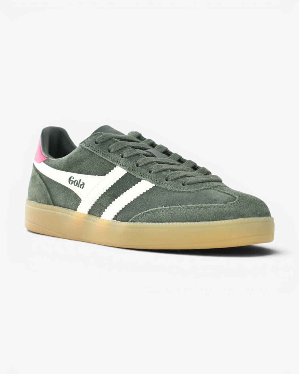 DAMES SPORTIEVE VETERSCHO-Groen suède/nubuck