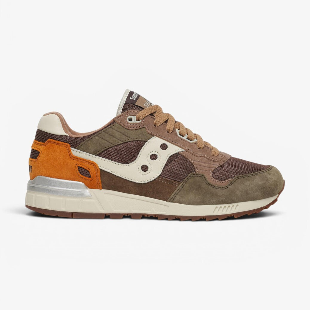 Heren veterschoenen-Groen combi kleur