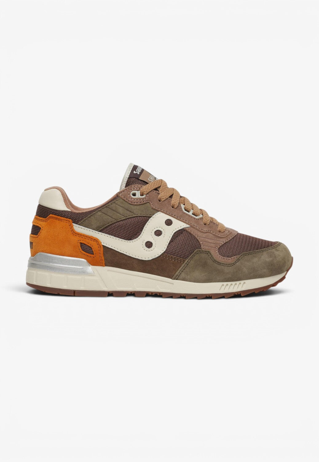 Heren veterschoenen-Groen combi kleur