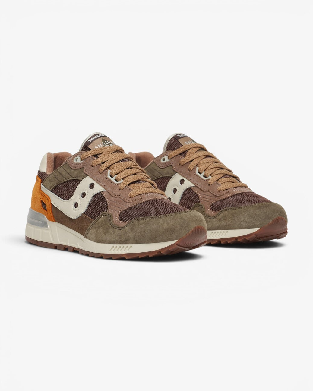 Heren veterschoenen-Groen combi kleur