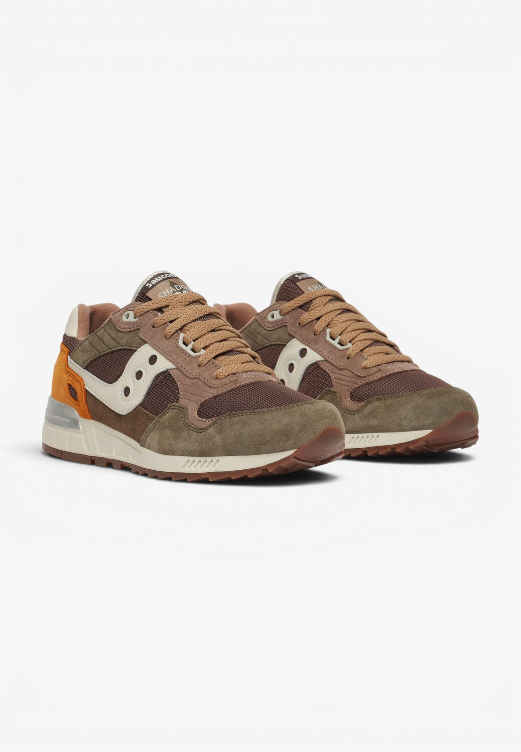 Heren veterschoenen-Groen combi kleur