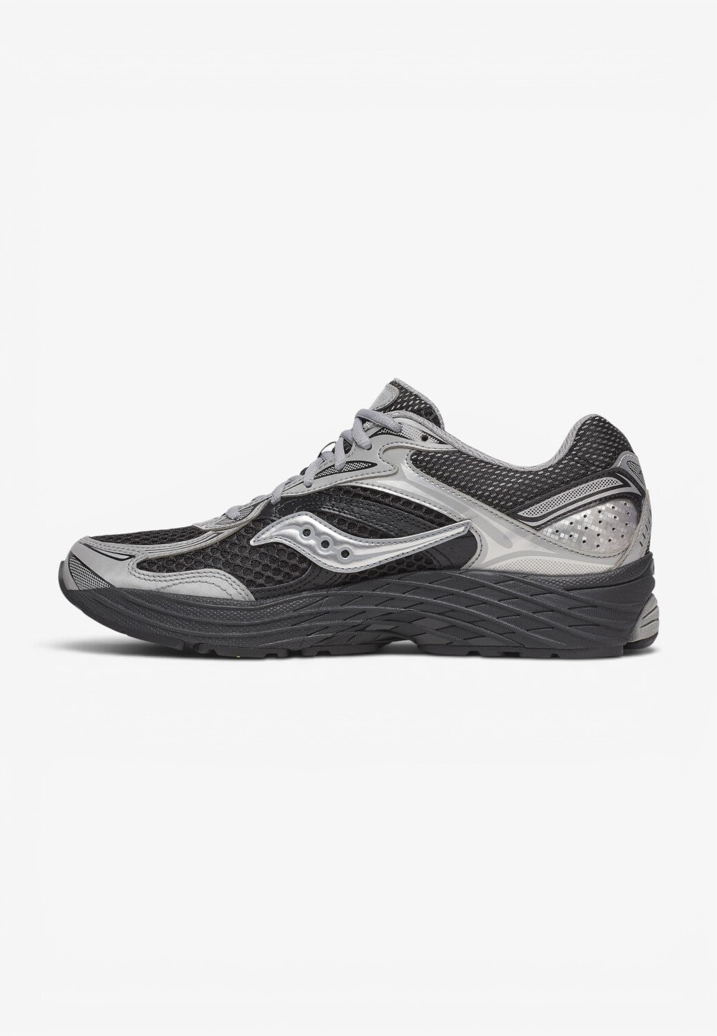 Heren veterschoenen-Zwart combi kleur
