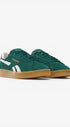 Heren veterschoenen-Groen suède/nubuck