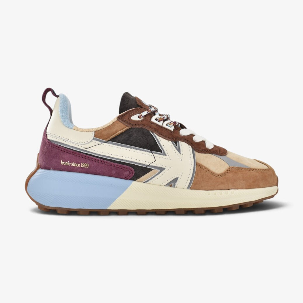 DAMES SPORTIEVE VETERSCHO-Bruin combi kleur