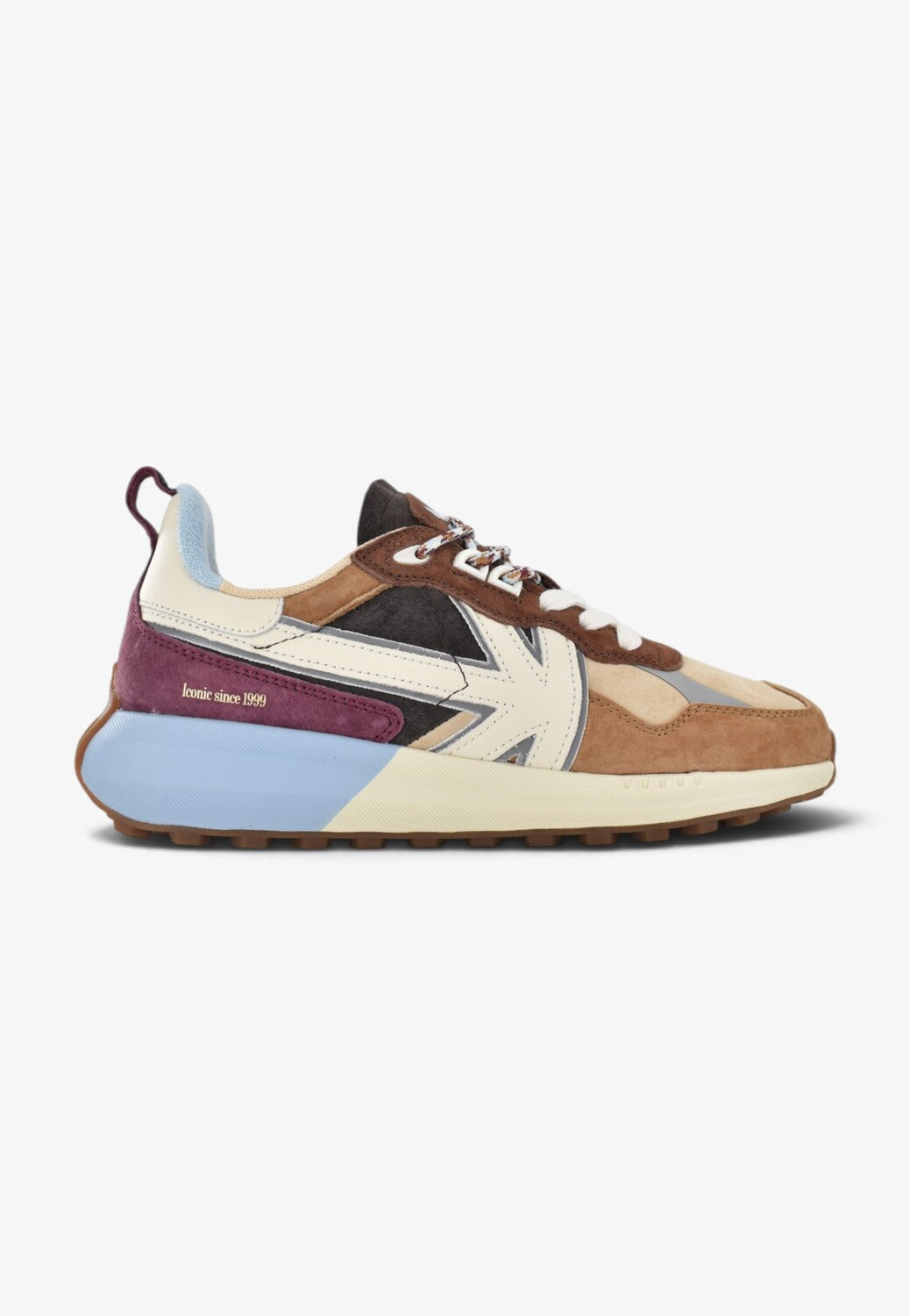 DAMES SPORTIEVE VETERSCHO-Bruin combi kleur
