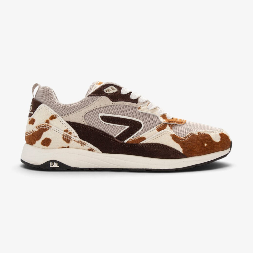 DAMES SPORTIEVE VETERSCHO-Bruin combi kleur