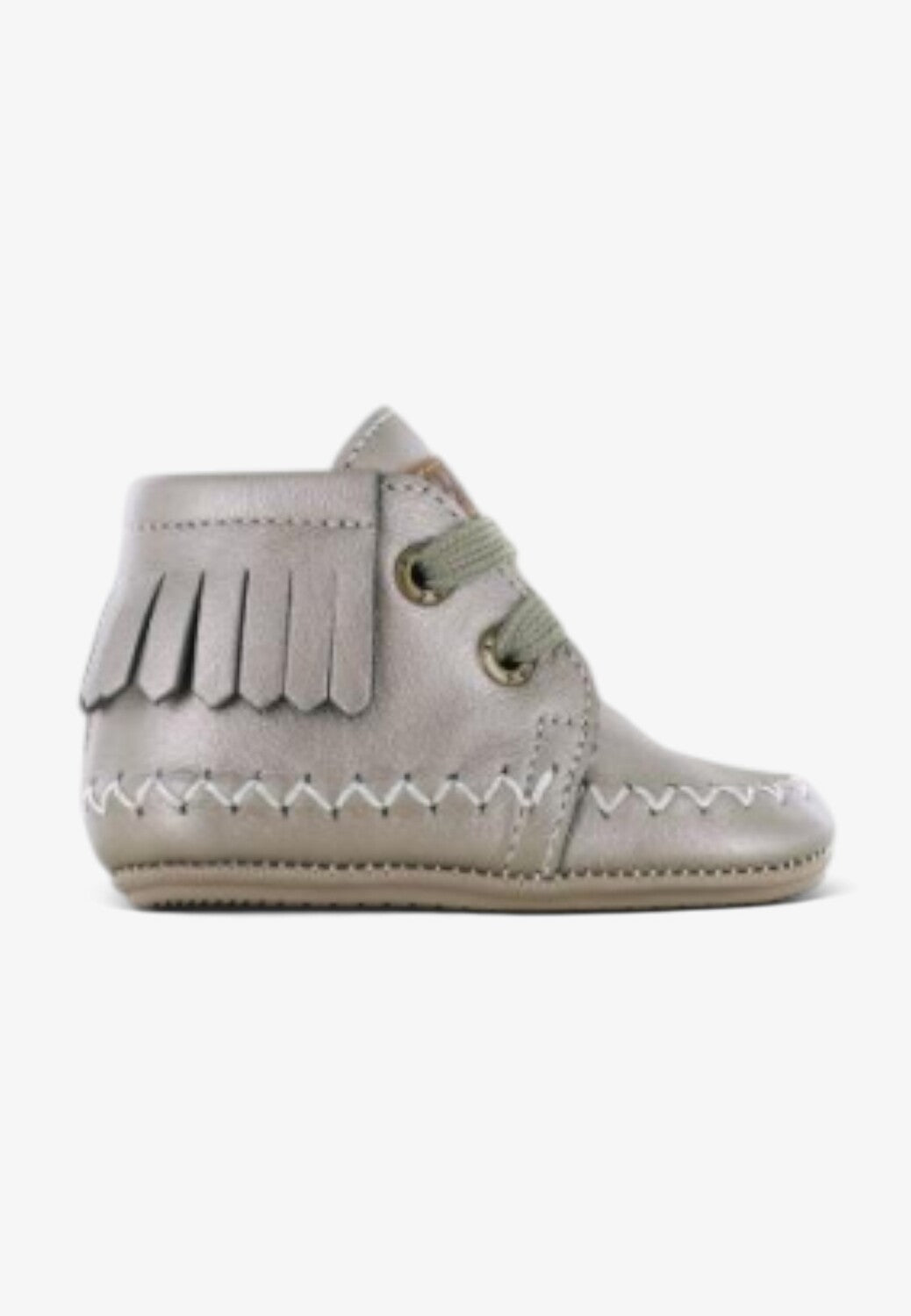 Shoesme Veterschoentjes BABY-PROOF Brons - Afbeelding 1